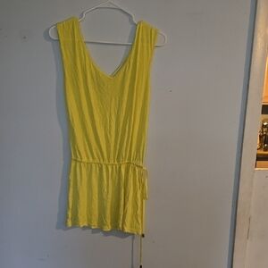 Yellow Sleeveless Top M/lg